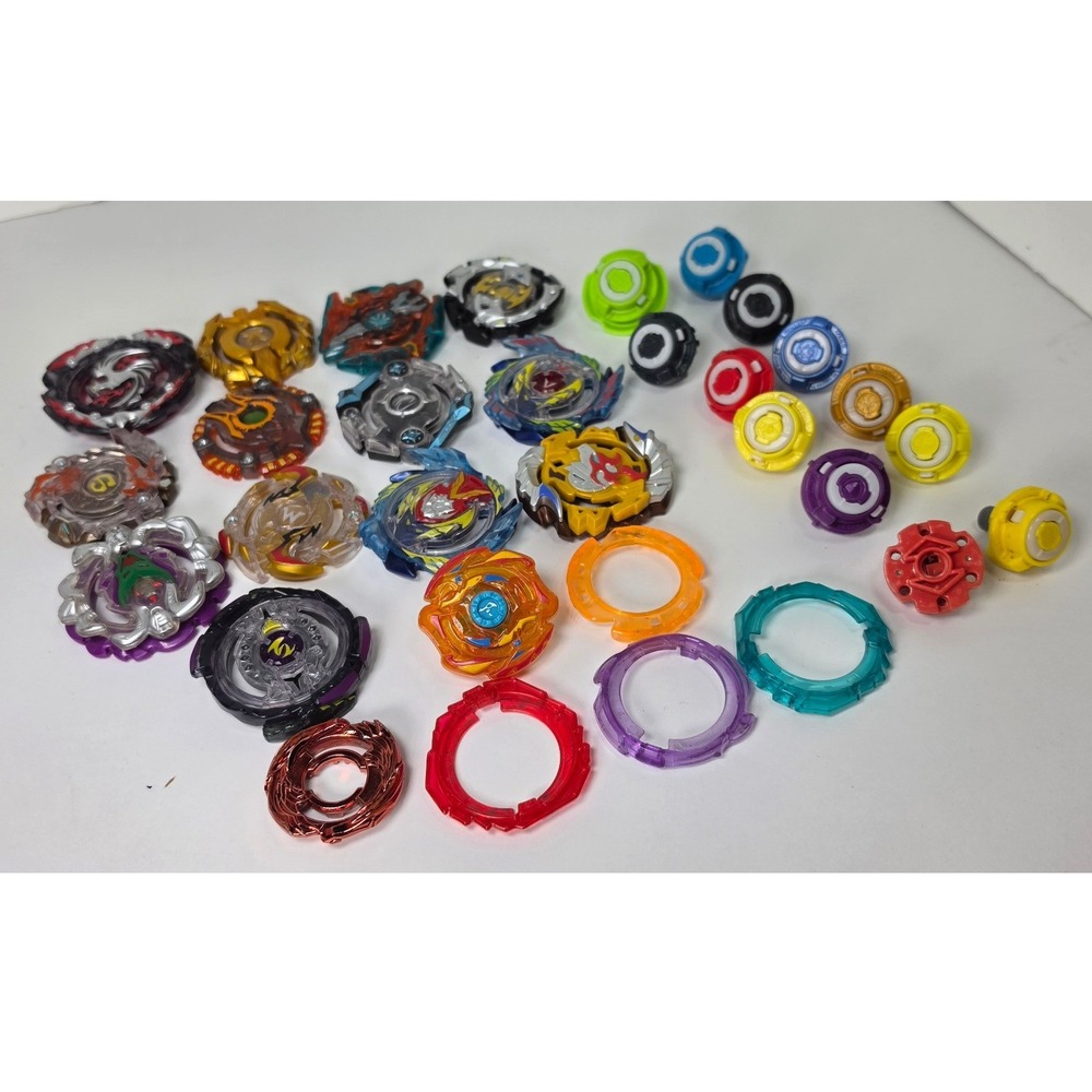 Beyblade Burst Mixed Parts Lot Energy Layers Forge Discs Performance Tips 30pc